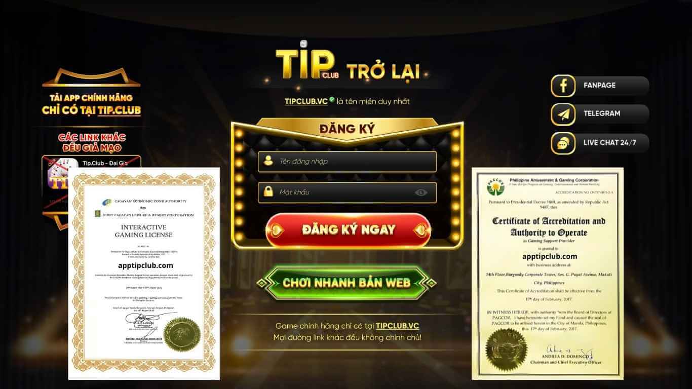 Giới thiệu Tipclub - Nguồn gốc, pháp lý 2026