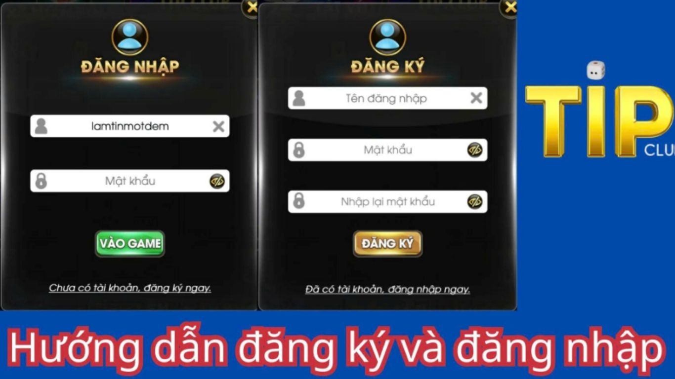 Hướng dẫn đăng ký và đăng nhập Tipclub Hướng dẫn đăng ký và đăng nhập Tipclub